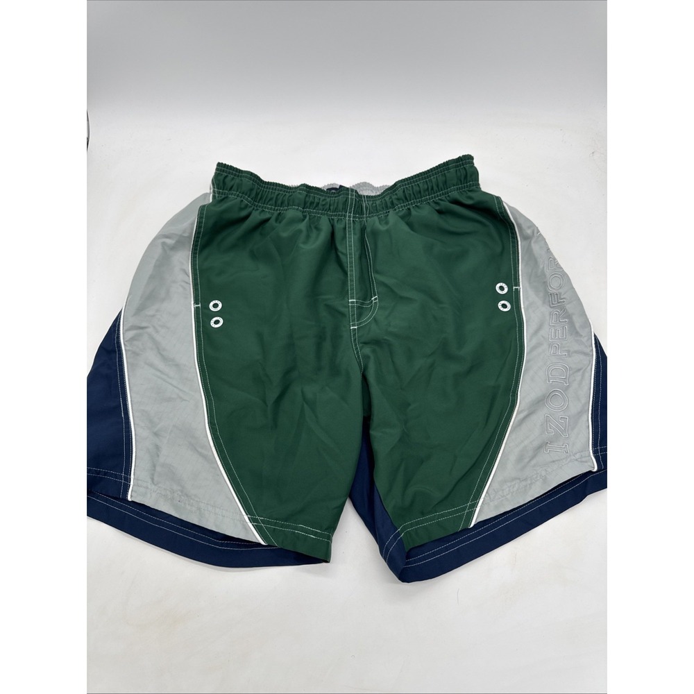 Izod PerformX Swim Trunks Board Shorts Swim Trunks Mens Large Lined